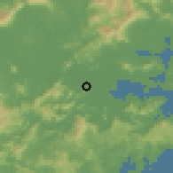 Shaded relief of the 58 km around Shima, drawn from the GMTED2010 grid