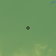Shaded relief of the 54 km around Shouguang, drawn from the GMTED2010 grid