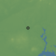 Shaded relief of the 58 km around Suicheng, drawn from the GMTED2010 grid
