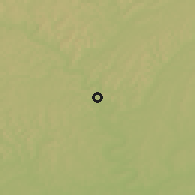 Shaded relief of the 56 km around Taihe, drawn from the GMTED2010 grid