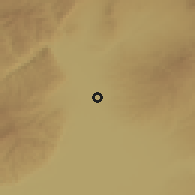 Shaded relief of the 54 km around Taiyuan, drawn from the GMTED2010 grid