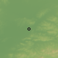 Shaded relief of the 52 km around Tieling, drawn from the GMTED2010 grid