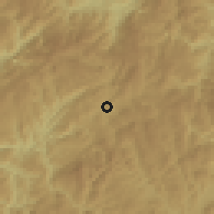 Shaded relief of the 57 km around Tongzi, drawn from the GMTED2010 grid