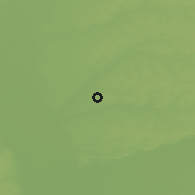 Shaded relief of the 51 km around Wangkui, drawn from the GMTED2010 grid