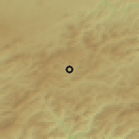 Shaded relief of the 53 km around Wangou, drawn from the GMTED2010 grid