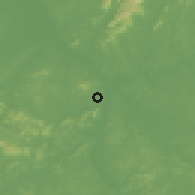 Shaded relief of the 57 km around Changsha, drawn from the GMTED2010 grid