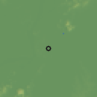 Shaded relief of the 56 km around Wuhu, drawn from the GMTED2010 grid