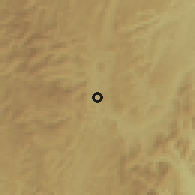 Shaded relief of the 57 km around Xiaoweizhai, drawn from the GMTED2010 grid
