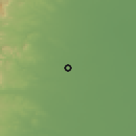 Shaded relief of the 54 km around Xingtai, drawn from the GMTED2010 grid