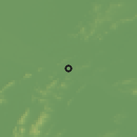Shaded relief of the 55 km around Xuzhou, drawn from the GMTED2010 grid
