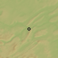Shaded relief of the 57 km around Yibin, drawn from the GMTED2010 grid