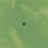 Shaded relief of the 56 km around Yicheng, drawn from the GMTED2010 grid