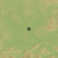 Shaded relief of the 50 km around Youhao, drawn from the GMTED2010 grid