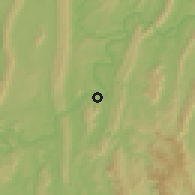 Shaded relief of the 56 km around Yudong, drawn from the GMTED2010 grid