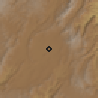 Shaded relief of the 57 km around Zhaotong, drawn from the GMTED2010 grid