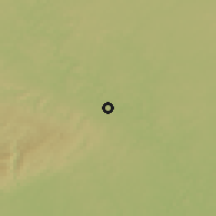 Shaded relief of the 56 km around Zhonglong, drawn from the GMTED2010 grid