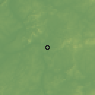 Shaded relief of the 57 km around Zhuzhou, drawn from the GMTED2010 grid