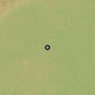 Shaded relief of the 56 km around Zigong, drawn from the GMTED2010 grid