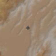 Shaded relief of the 60 km around Chía, drawn from the GMTED2010 grid