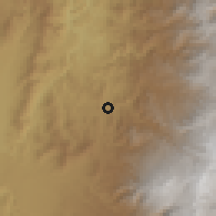 Shaded relief of the 60 km around Chinchiná, drawn from the GMTED2010 grid