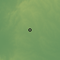 Shaded relief of the 60 km around Chinú, drawn from the GMTED2010 grid