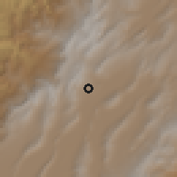 Shaded relief of the 60 km around Cogua, drawn from the GMTED2010 grid
