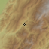 Shaded relief of the 60 km around Colombia, drawn from the GMTED2010 grid