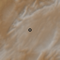 Shaded relief of the 60 km around Cómbita, drawn from the GMTED2010 grid
