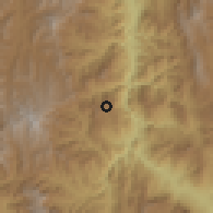 Shaded relief of the 60 km around Concordia, drawn from the GMTED2010 grid