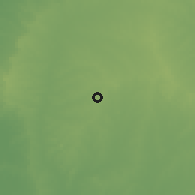 Shaded relief of the 60 km around Concordia, drawn from the GMTED2010 grid