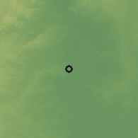 Shaded relief of the 60 km around Córdoba, drawn from the GMTED2010 grid