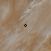Shaded relief of the 60 km around Cucaita, drawn from the GMTED2010 grid