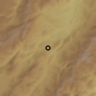 Shaded relief of the 60 km around Altamira, drawn from the GMTED2010 grid
