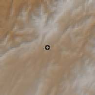 Shaded relief of the 60 km around Duitama, drawn from the GMTED2010 grid