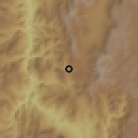 Shaded relief of the 60 km around Amagá, drawn from the GMTED2010 grid