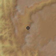 Shaded relief of the 60 km around Envigado, drawn from the GMTED2010 grid