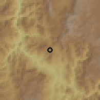 Shaded relief of the 60 km around Fredonia, drawn from the GMTED2010 grid