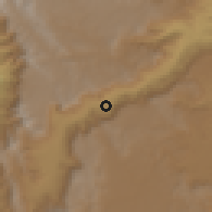 Shaded relief of the 60 km around Girardota, drawn from the GMTED2010 grid