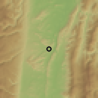 Shaded relief of the 60 km around Honda, drawn from the GMTED2010 grid