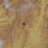 Shaded relief of the 60 km around Anserma, drawn from the GMTED2010 grid