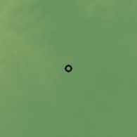 Shaded relief of the 60 km around Magangué, drawn from the GMTED2010 grid