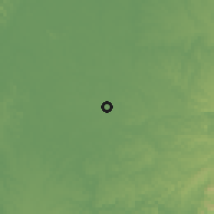 Shaded relief of the 60 km around Magüí, drawn from the GMTED2010 grid