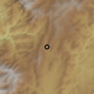 Shaded relief of the 60 km around Mistrató, drawn from the GMTED2010 grid