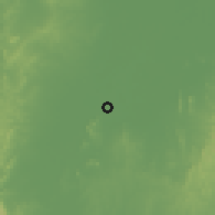 Shaded relief of the 60 km around Montería, drawn from the GMTED2010 grid