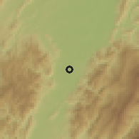 Shaded relief of the 60 km around Natagaima, drawn from the GMTED2010 grid
