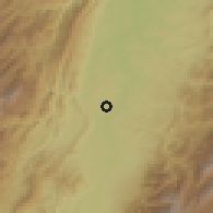 Shaded relief of the 60 km around Neiva, drawn from the GMTED2010 grid