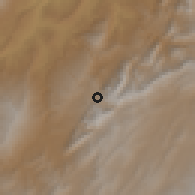 Shaded relief of the 60 km around Arcabuco, drawn from the GMTED2010 grid