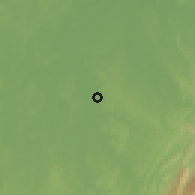Shaded relief of the 60 km around Puerto Parra, drawn from the GMTED2010 grid
