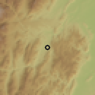 Shaded relief of the 60 km around Ataco, drawn from the GMTED2010 grid