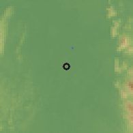 Shaded relief of the 60 km around Atrato, drawn from the GMTED2010 grid